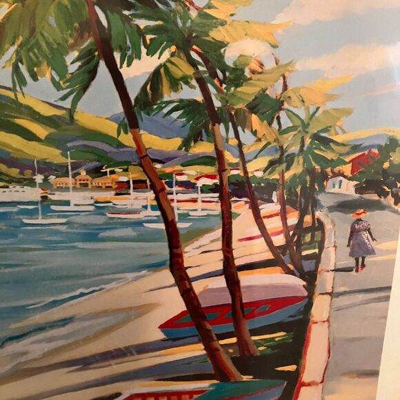 "Bay Walk" by Shari Erickson Seriolithograph - Picture 1 of 6